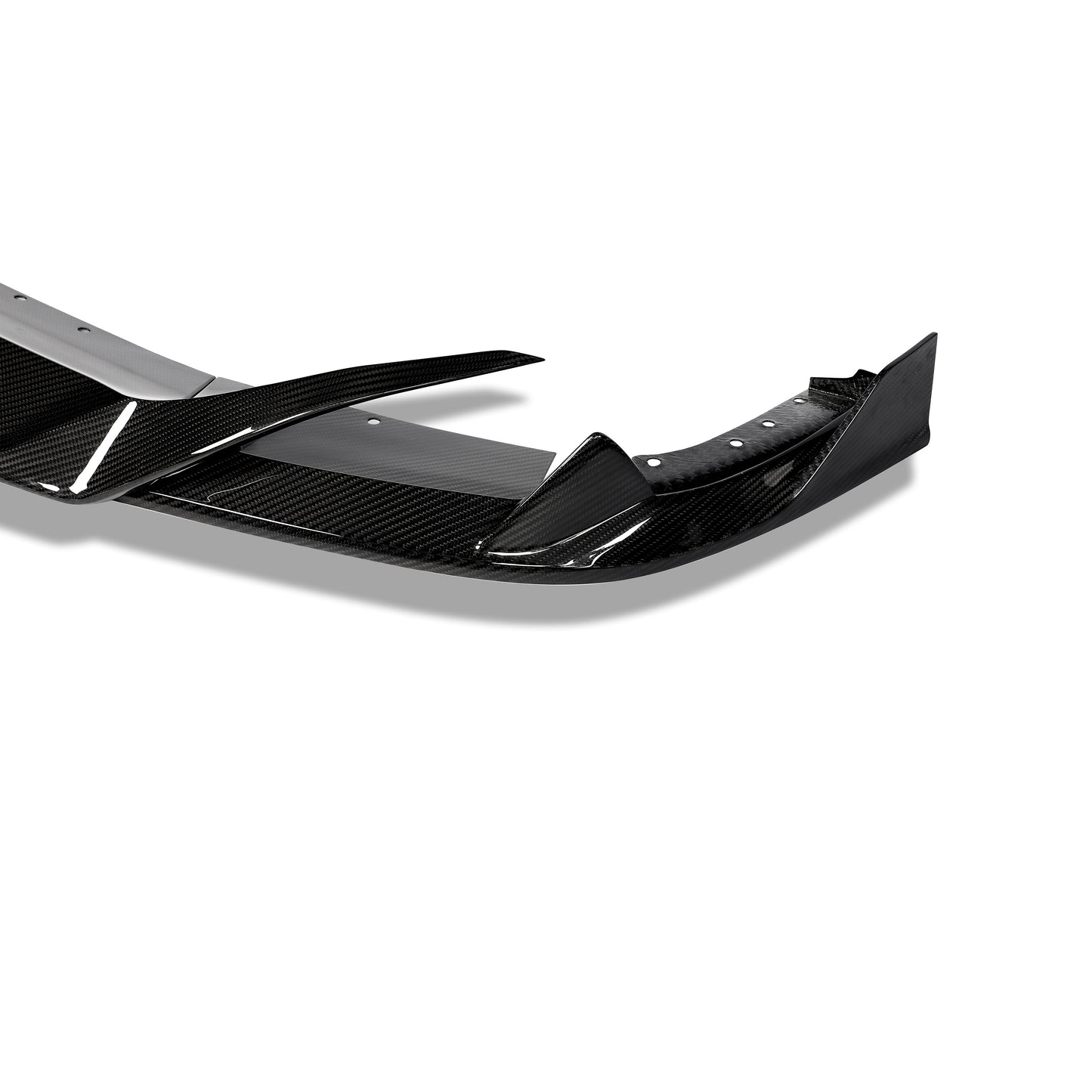 X5M F95 carbon splitter edge profile detail