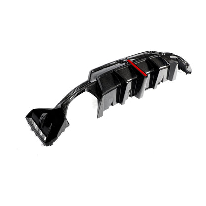V Style Carbon Fiber Rear Diffuser for BMW 3 Series G20 M Sport (2023-Present)