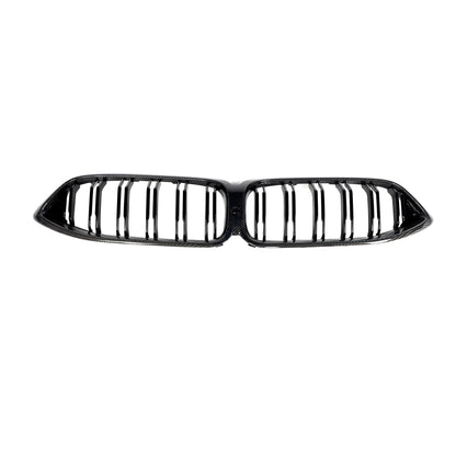 ST Style Dual Slat Carbon Fiber Front Grille for BMW 8 Series G14/G15/G16 (2019+)