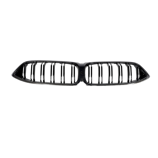 ST Style Dual Slat Carbon Fiber Front Grille for BMW 8 Series G14/G15/G16 (2019+)