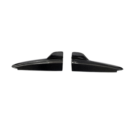 Carbon Fiber Rear Bumper Lip Splitters Aprons Flaps for Mercedes Benz C class A205/C205/C43 AMG (2014-2018)
