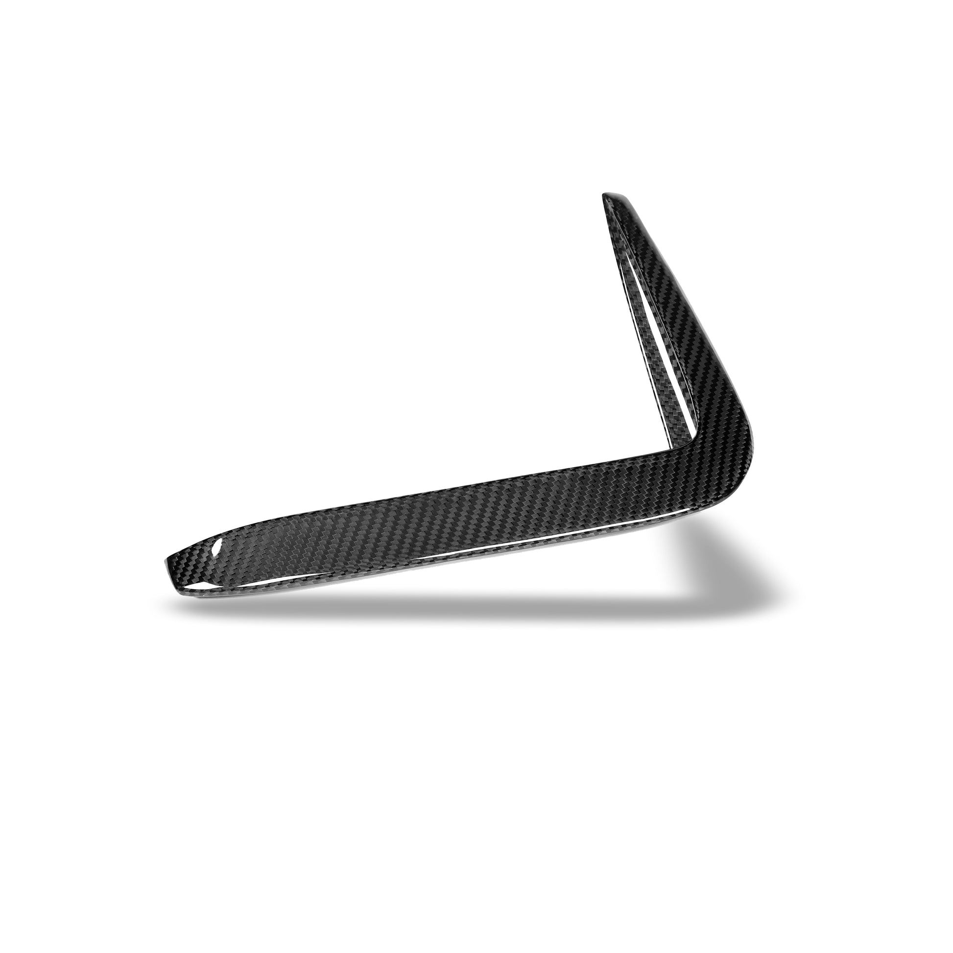 BMW M8 carbon fiber rear canards paired layout view