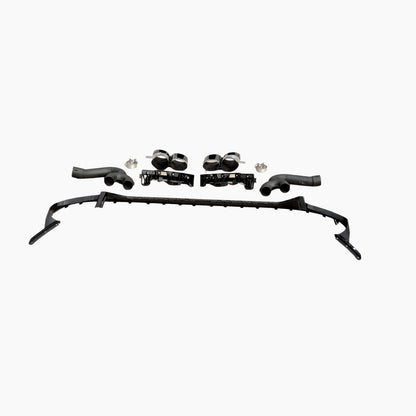 Gloss Black Rear Diffuser Exhaust Tips for Audi Q8 / SQ8 Pre-LCI (2019-2023)