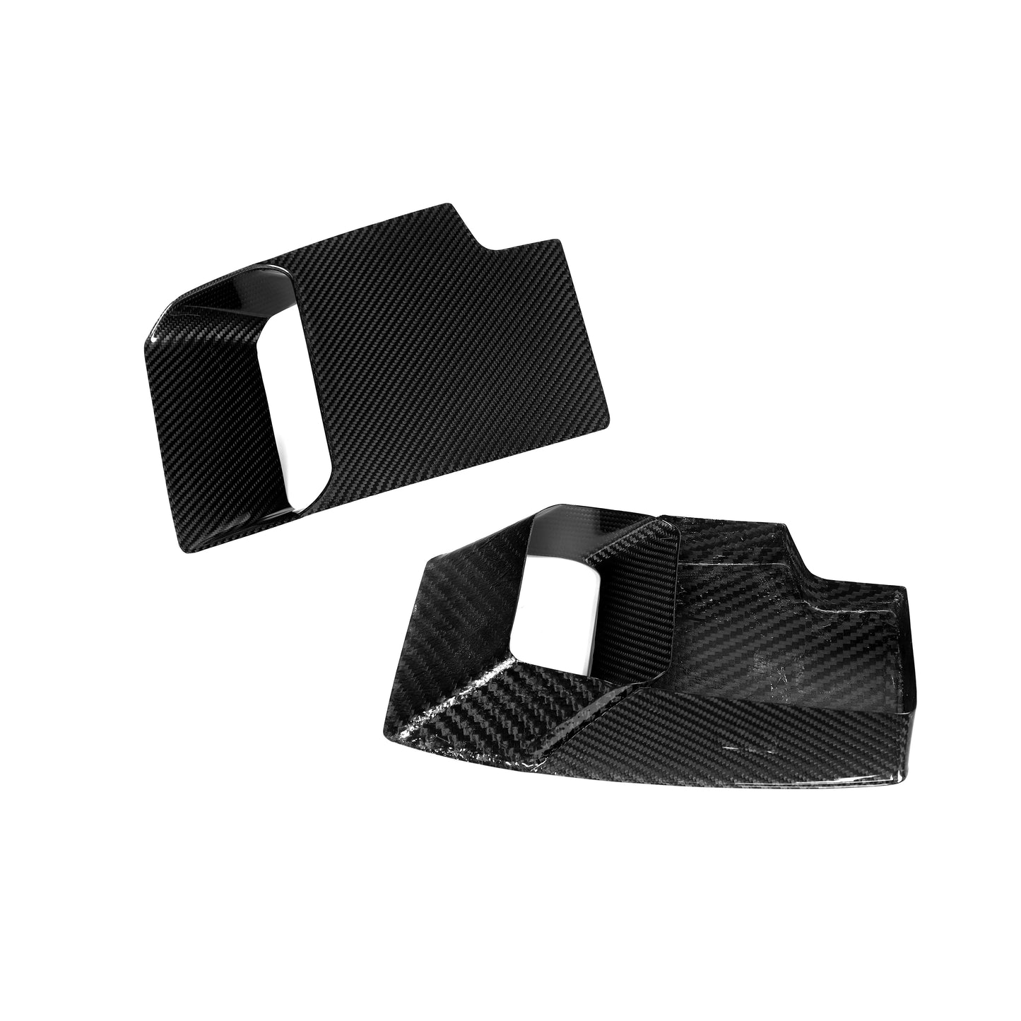 BMW M2 G87 carbon fiber bumper plates, full part overview