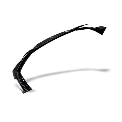 Carbon fiber front splitter for X6M F96, corner detail shot