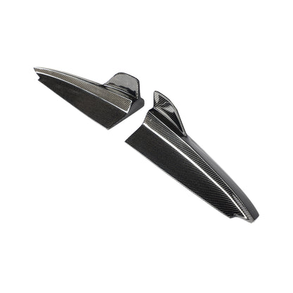Carbon Fiber Rear Bumper Lip Splitters Aprons Flaps for Mercedes Benz C class A205/C205/C43 AMG (2014-2018)