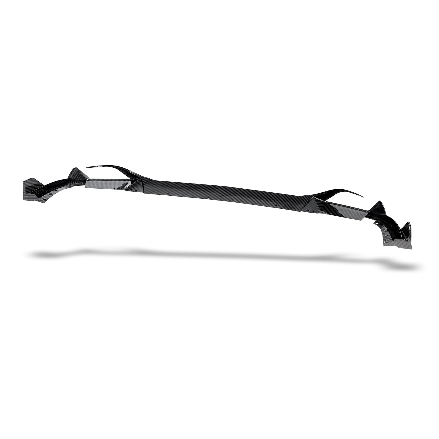 BMW X5M F95 front lip full front bumper installed view