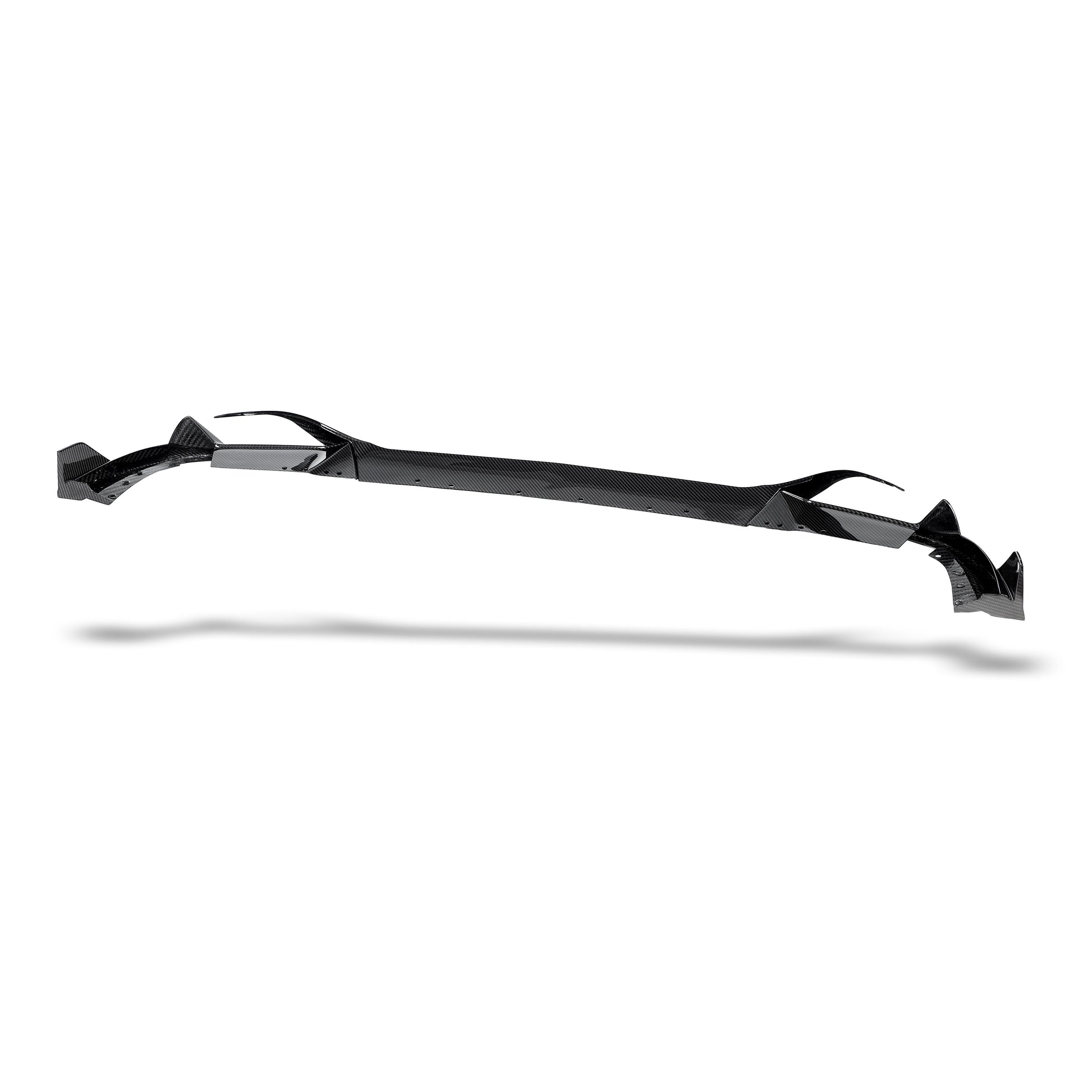 BMW X5M F95 front lip full front bumper installed view