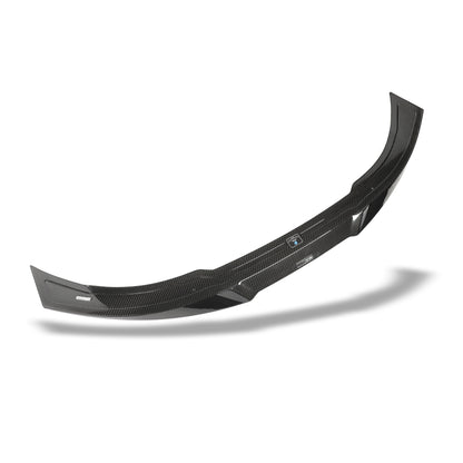 BMW M8 F93 carbon fiber rear spoiler top down view