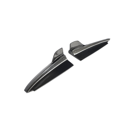 Carbon Fiber Rear Bumper Lip Splitters Aprons Flaps for Mercedes Benz C class A205/C205/C43 AMG (2014-2018)