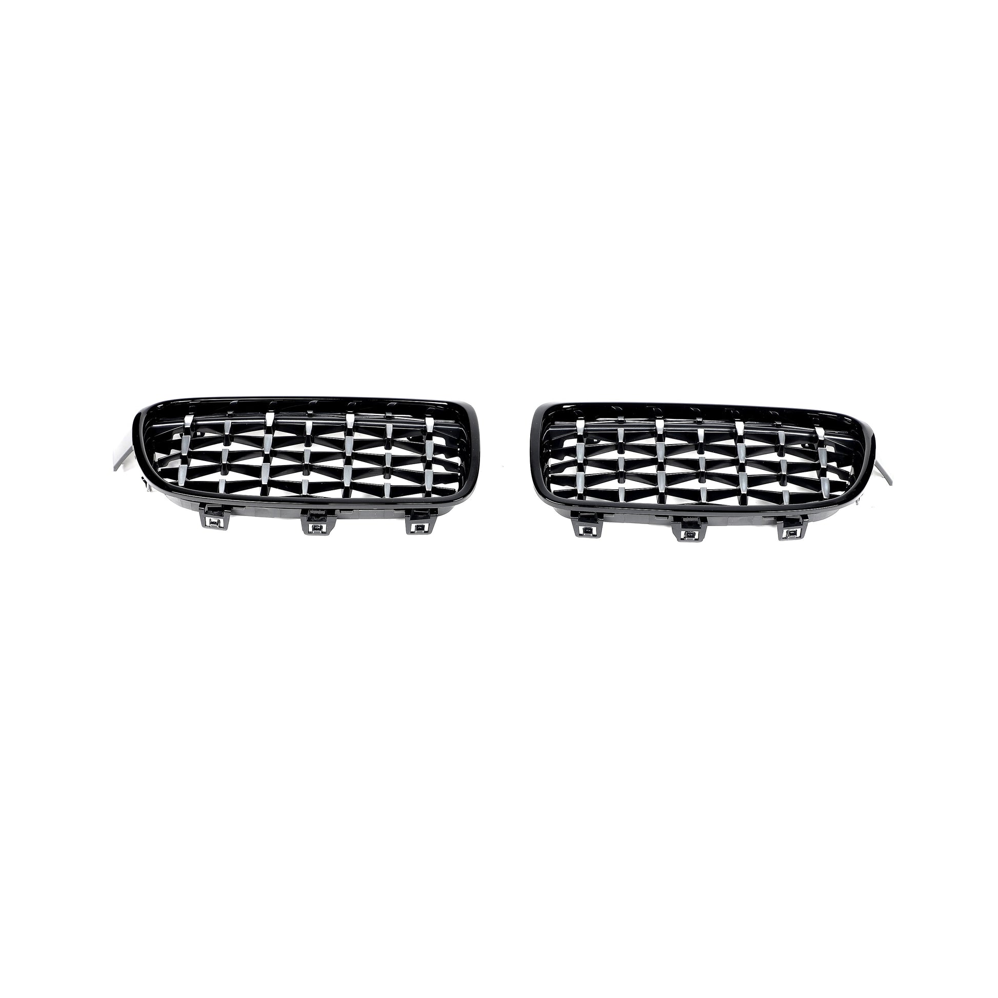 Gloss Black Chrome Diamond Grill for BMW 3 Series F30(2012-2019)