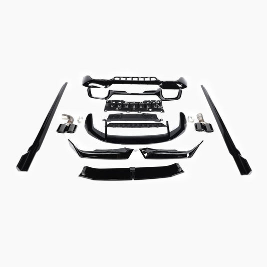 Gloss Black Aero Kit for BMW X3 G01 LCI M Sport (2021-2024)
