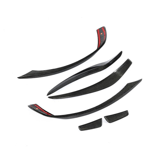 ST Style Carbon Fiber Front Canards for Mercedes Benz A-Class W176 Sport/A45 AMG Pre-Facelift (2012-2015)