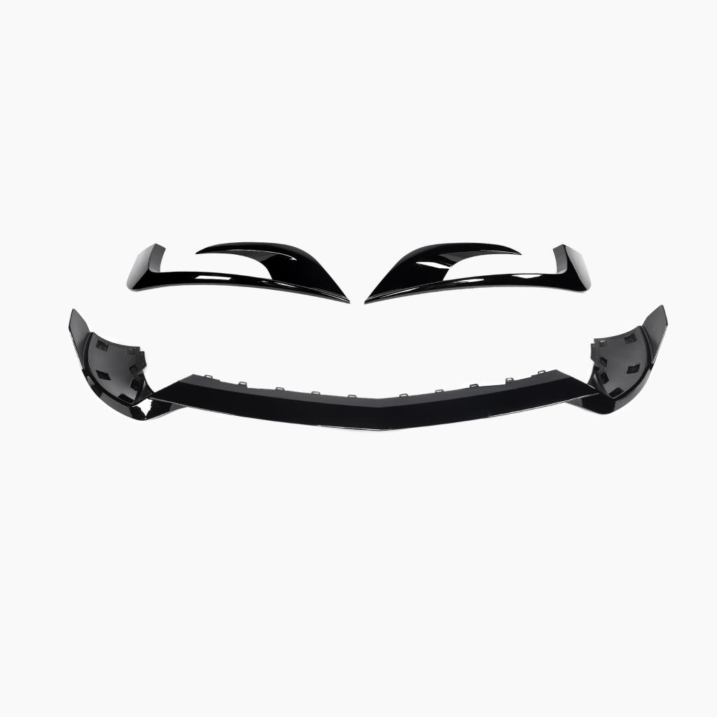 Brabus Style Gloss Black Front Lip Kit for Mercedes Benz S-Class W222 Pre-Facelift (2014-2017)