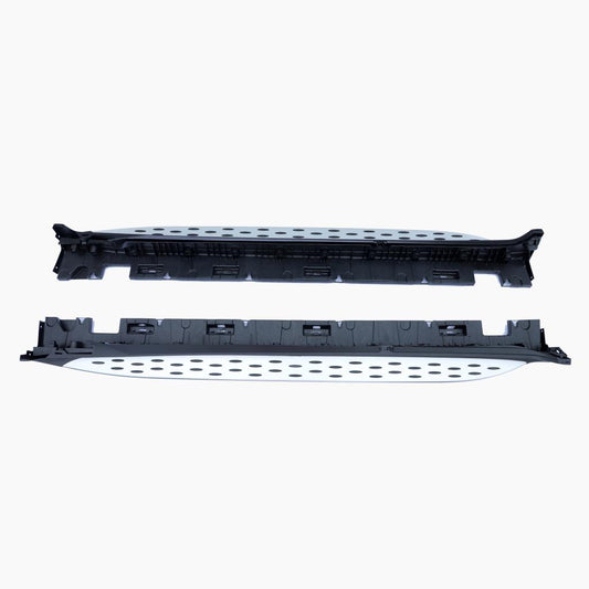 PP Silver-black Side Step Running Board For Mercedes Benz GLC Class (2015-2019)
