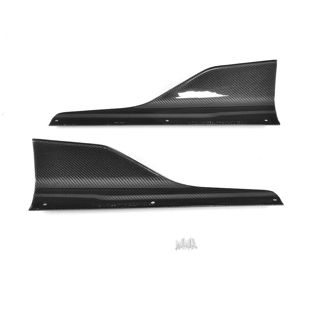 Performance Style Carbon Fiber Side Skirt Splitters for BMW 2 Series M2 F87/F87 Competition (2018-2021)
