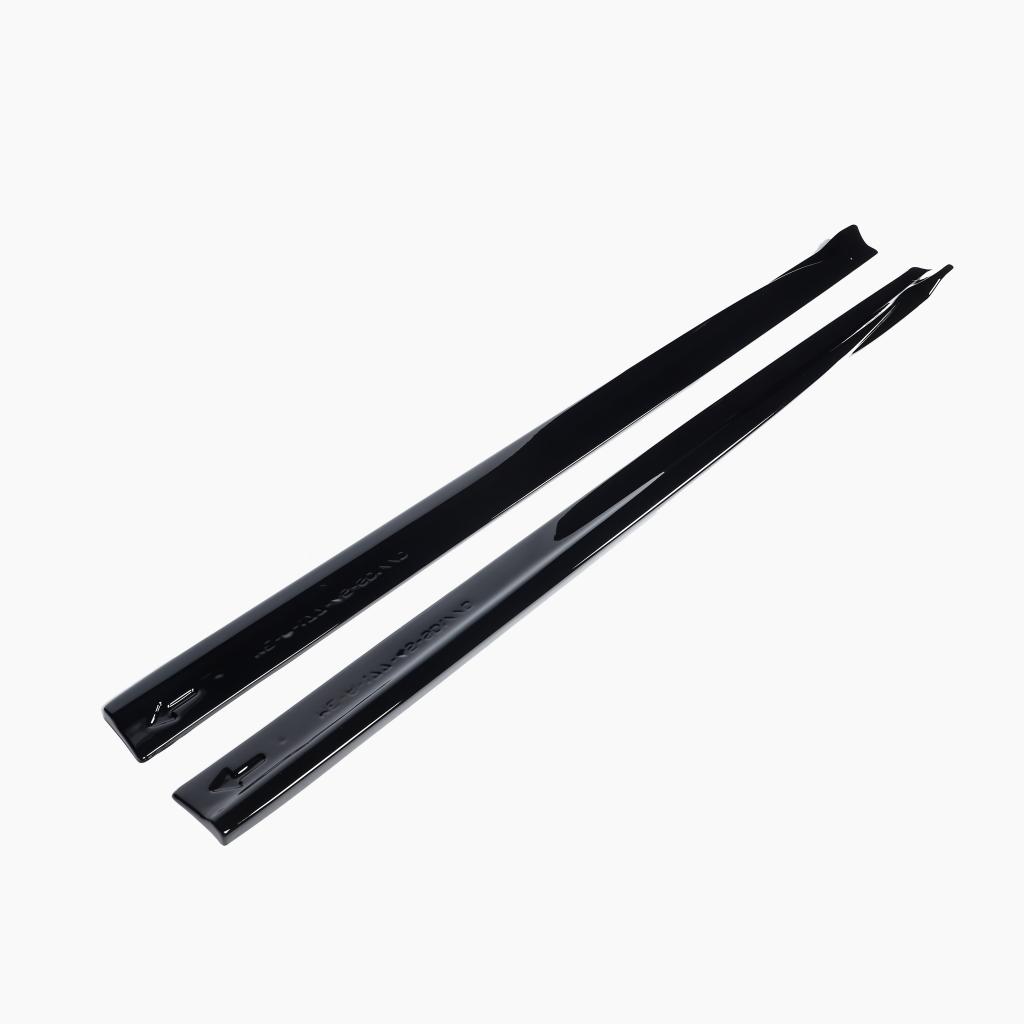 Gloss Black Side Skirts for Mercedes Benz A45 S AMG W177 (2020-2023)