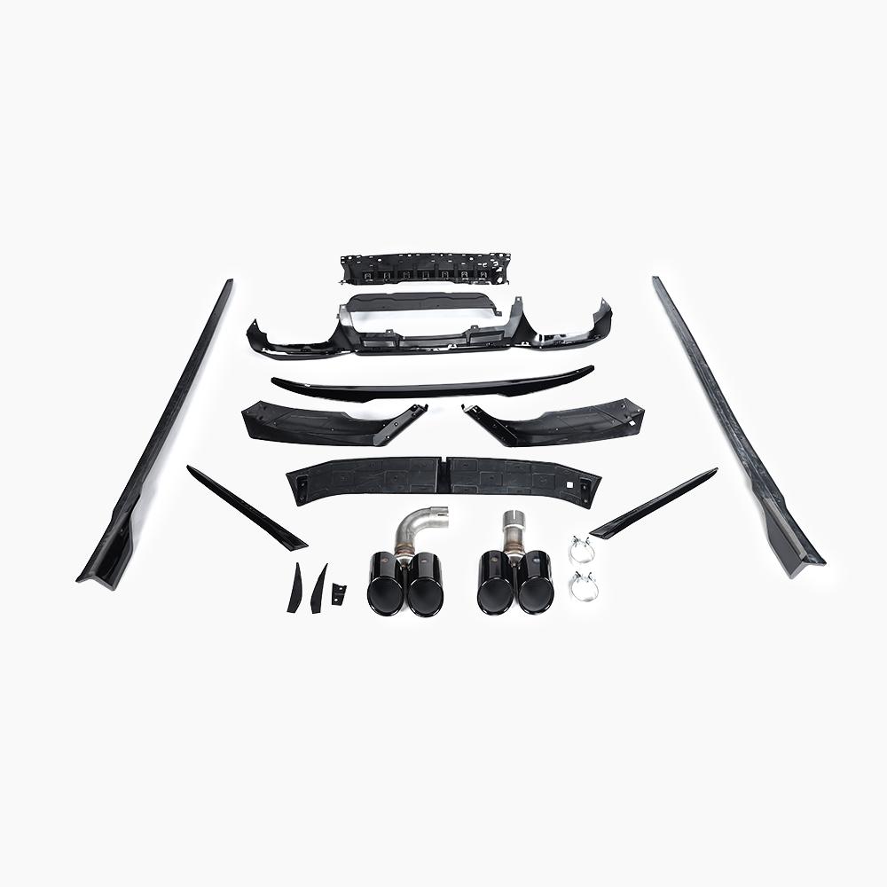 BMW X4 G02 (2021–present) Black Knight Aero Kit For M-Tech/21-24 Gloss Black