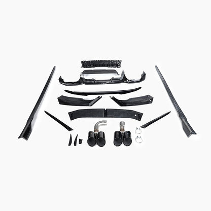 BMW X4 G02 (2021–present) Black Knight Aero Kit For M-Tech/21-24 Gloss Black
