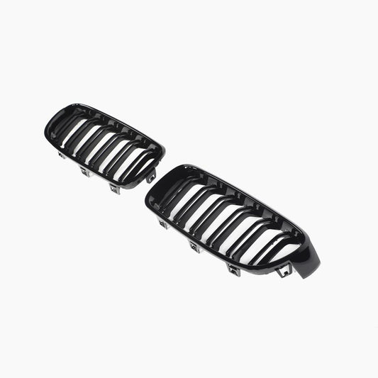 M3 Style Dual Slat Gloss Black Front Grille for BMW 3 Series F30 (2012-2019)