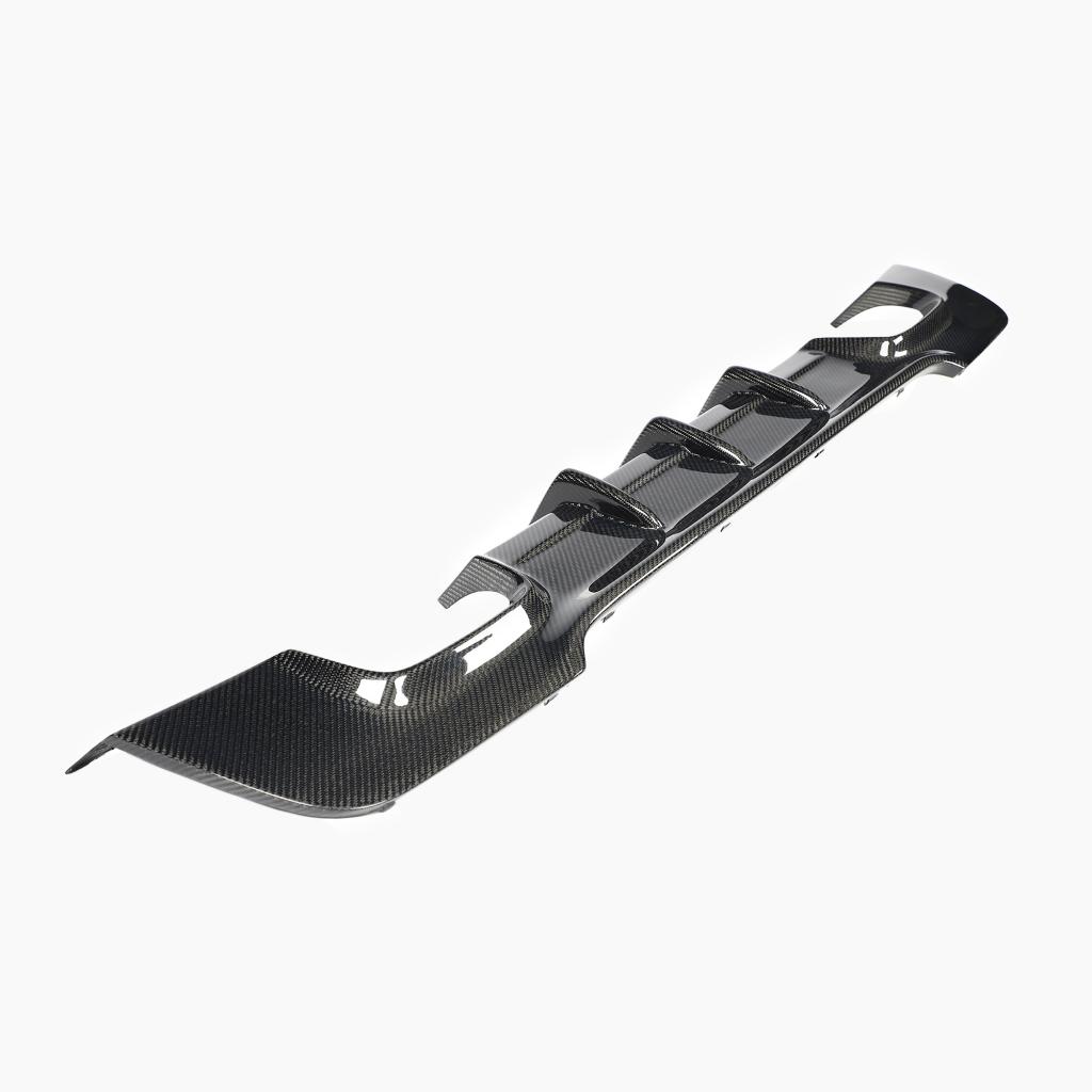 JC Style Carbon Fiber Rear Diffuser for BMW 3 Series E92 LCI M Sport (2010-2013)