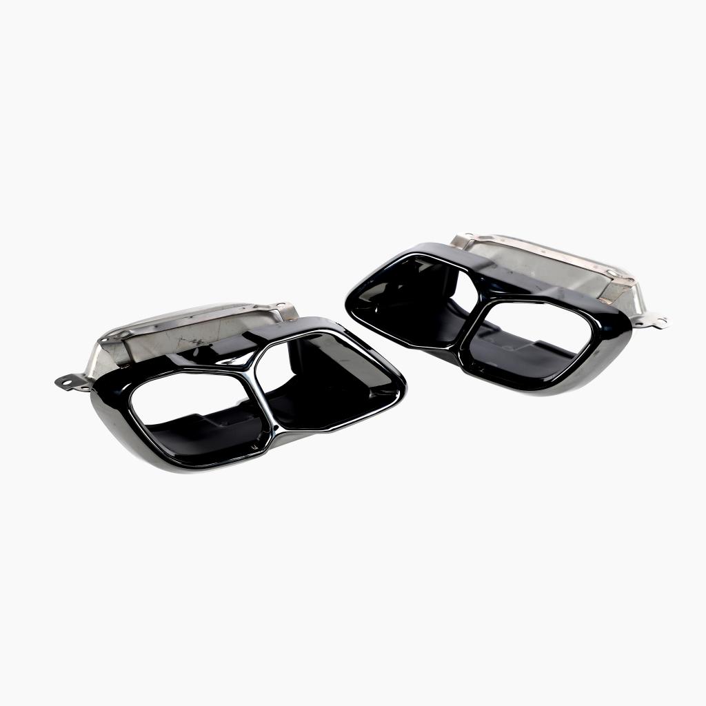 Gloss Black Exhaust Tips for BMW X5 G05 X7 G07 Pre-LCI (2019-2023)
