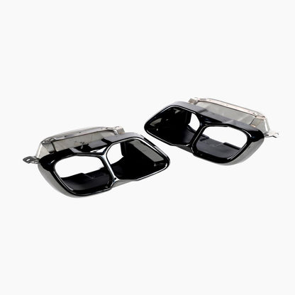 Gloss Black Exhaust Tips for BMW X5 G05 X7 G07 Pre-LCI (2019-2023)