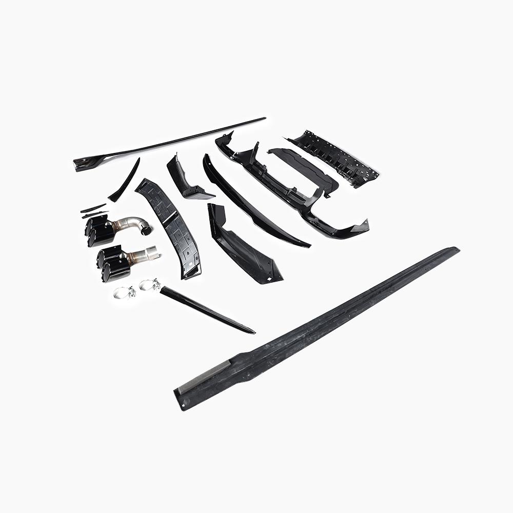 BMW X4 G02 (2021–present) Black Knight Aero Kit For M-Tech/21-24 Gloss Black