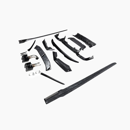 BMW X4 G02 (2021–present) Black Knight Aero Kit For M-Tech/21-24 Gloss Black