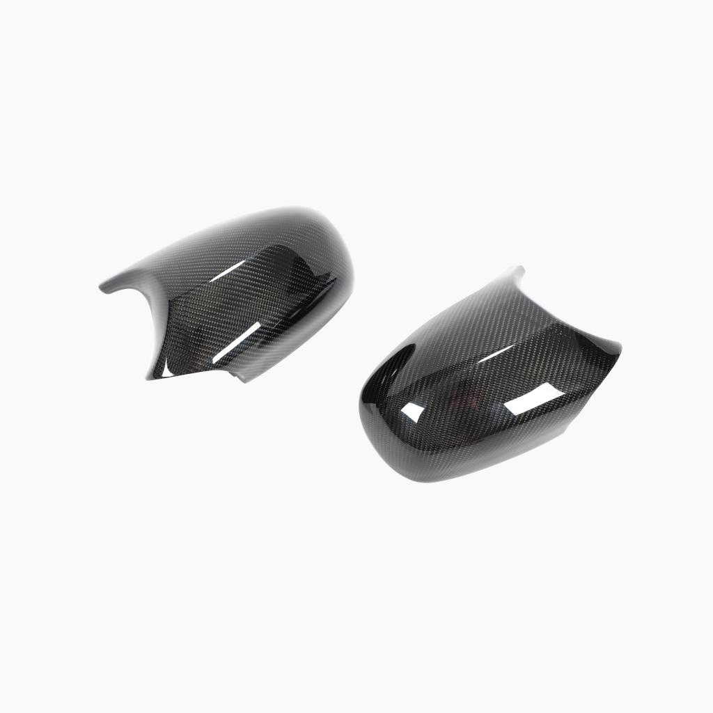 ST Style Carbon Fiber REPLACEMENT Mirror Cover Caps For BMW 3 Series E90/E91 LCI (2008-2012)