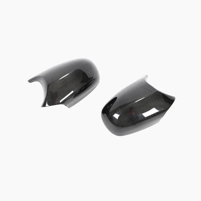 ST Style Carbon Fiber REPLACEMENT Mirror Cover Caps For BMW 3 Series E90/E91 LCI (2008-2012)