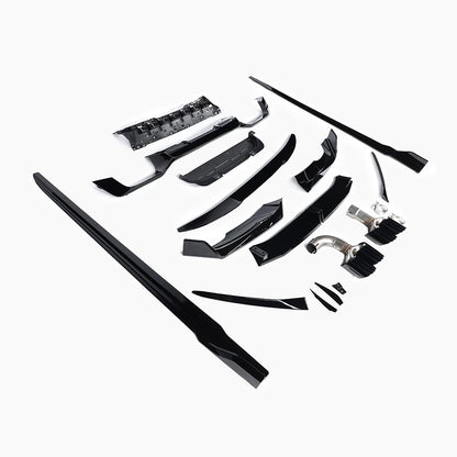 BMW X4 G02 (2021–present) Black Knight Aero Kit For M-Tech/21-24 Gloss Black