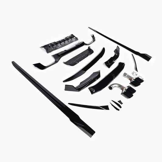 BMW X4 G02 (2021–present) Black Knight Aero Kit For M-Tech/21-24 Gloss Black