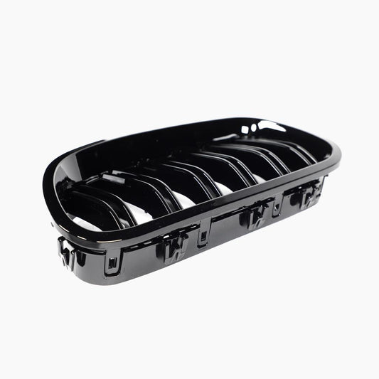 Dual Slat Gloss Black Front Grille for BMW 5 Series F10/F11 (2010-2017)