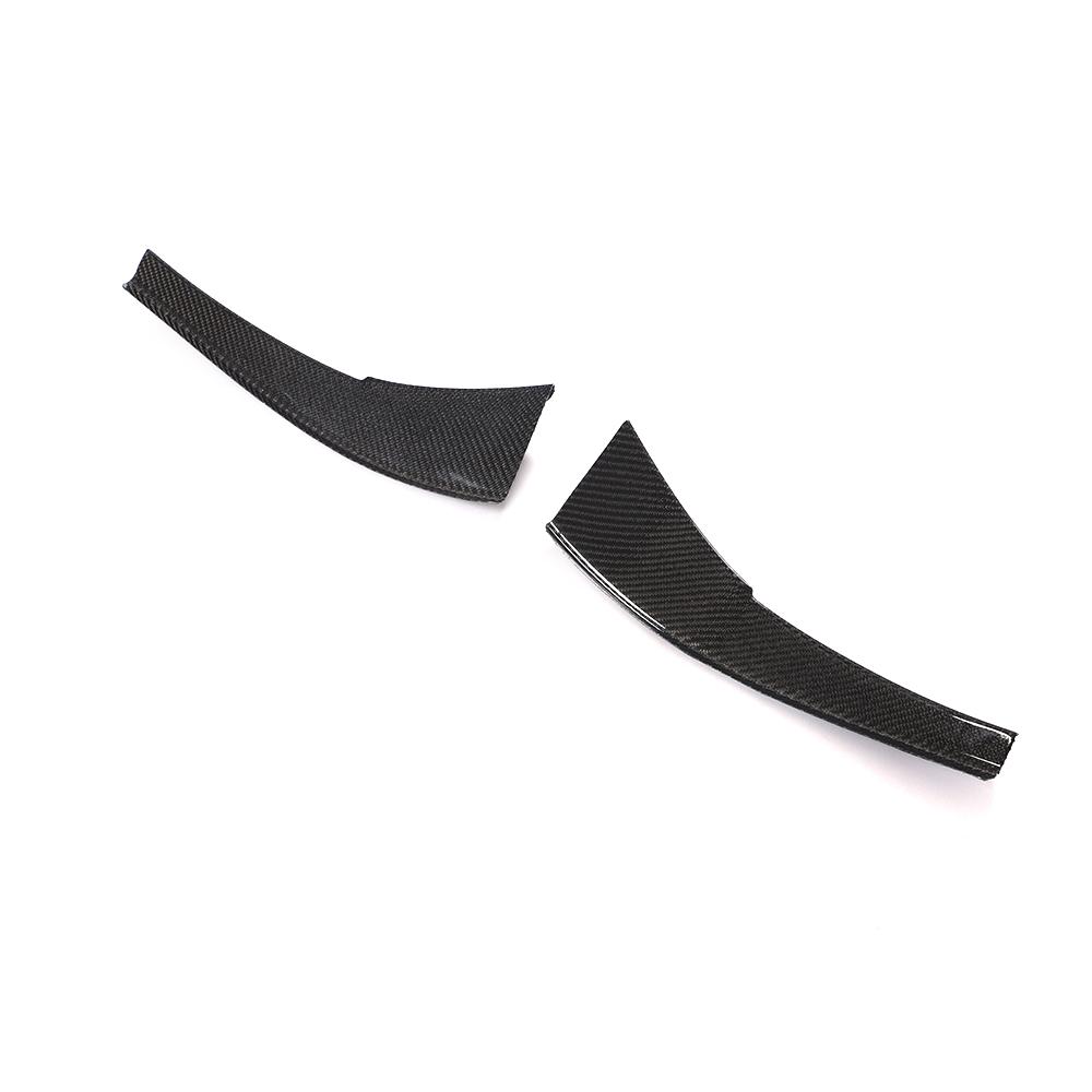 ST Style Carbon Fiber Front Bumper Canards for BMW 3 Series M3 E90/E92/E93 (2007–2013)