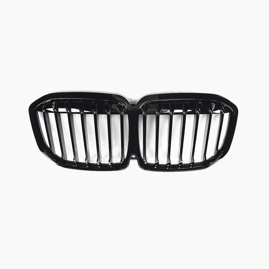 Single Slat Gloss Black Front Grille for BMW X7 G07 Pre-LCI (2019-2023)