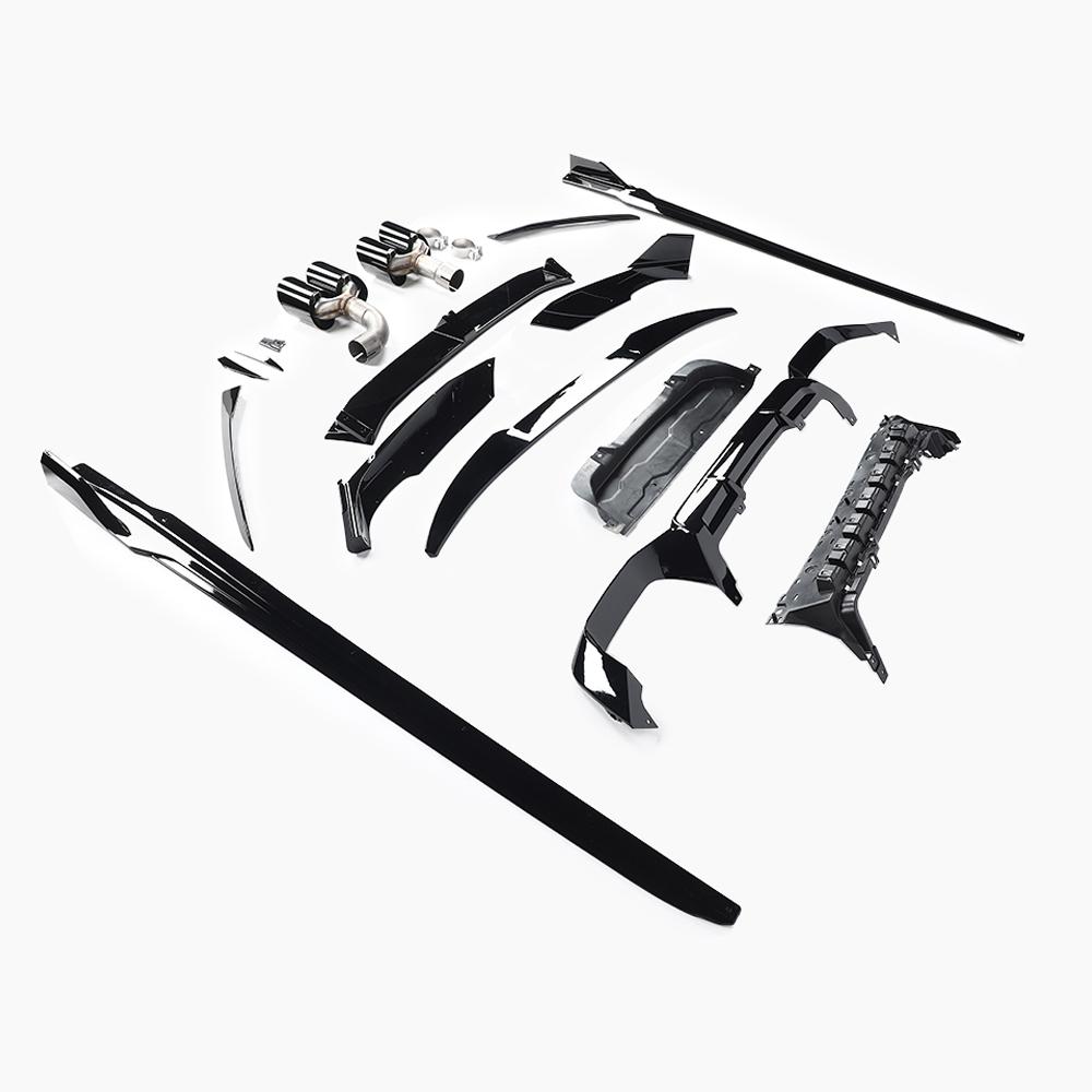 BMW X4 G02 (2021–present) Black Knight Aero Kit For M-Tech/21-24 Gloss Black