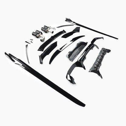 BMW X4 G02 (2021–present) Black Knight Aero Kit For M-Tech/21-24 Gloss Black