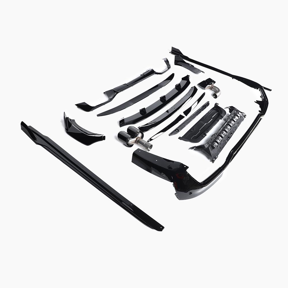 BMW X4 G02 (2018–present) Black Knight Aero Kit For M-Tech/18-20 Gloss Black