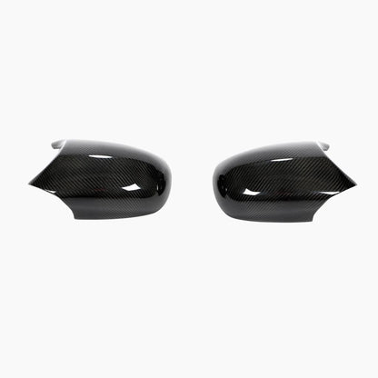 ST Style Carbon Fiber REPLACEMENT Mirror Cover Caps For BMW 3 Series E90/E91 LCI (2008-2012)