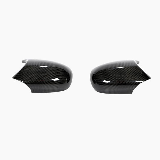 ST Style Carbon Fiber REPLACEMENT Mirror Cover Caps For BMW 3 Series E90/E91 LCI (2008-2012)