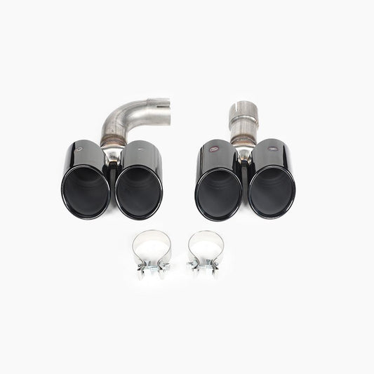 Gloss Black Exhaust Tips for BMW X4 G02 Pre-LCI M Sport (2018-2021)