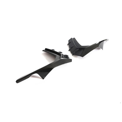 ST Style Carbon Fiber Front Bumper Fins for Audi S3 8Y (2020-2024)