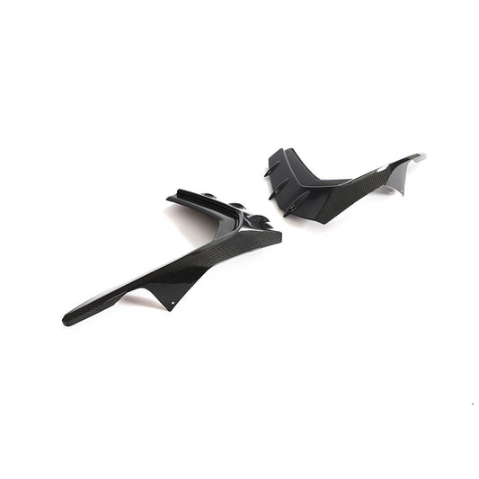 ST Style Carbon Fiber Front Bumper Fins for Audi S3 8Y (2020-2024)