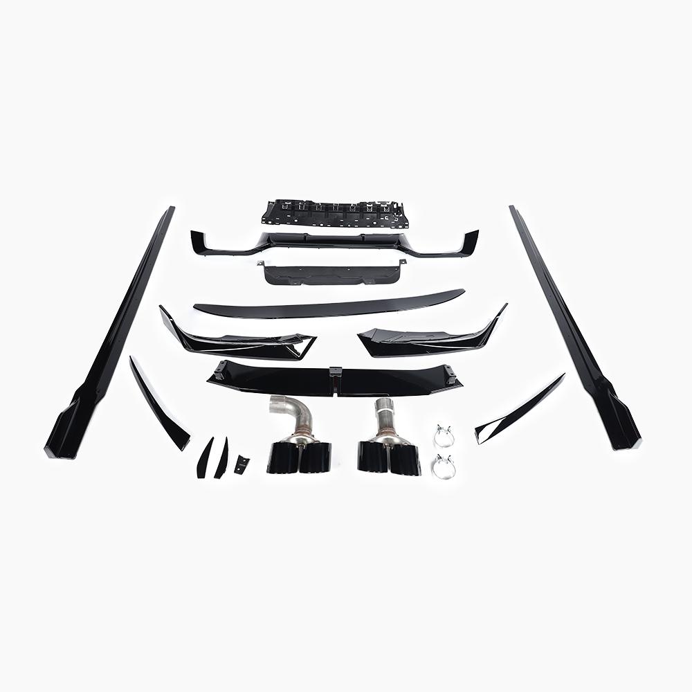BMW X4 G02 (2021–present) Black Knight Aero Kit For M-Tech/21-24 Gloss Black