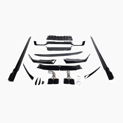 BMW X4 G02 (2021–present) Black Knight Aero Kit For M-Tech/21-24 Gloss Black
