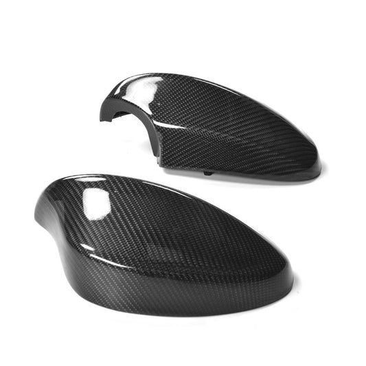 ST Style Carbon Fiber REPLACEMENT Mirror Caps for BMW 3 Series E90 Pre-LCI (2005-2008)