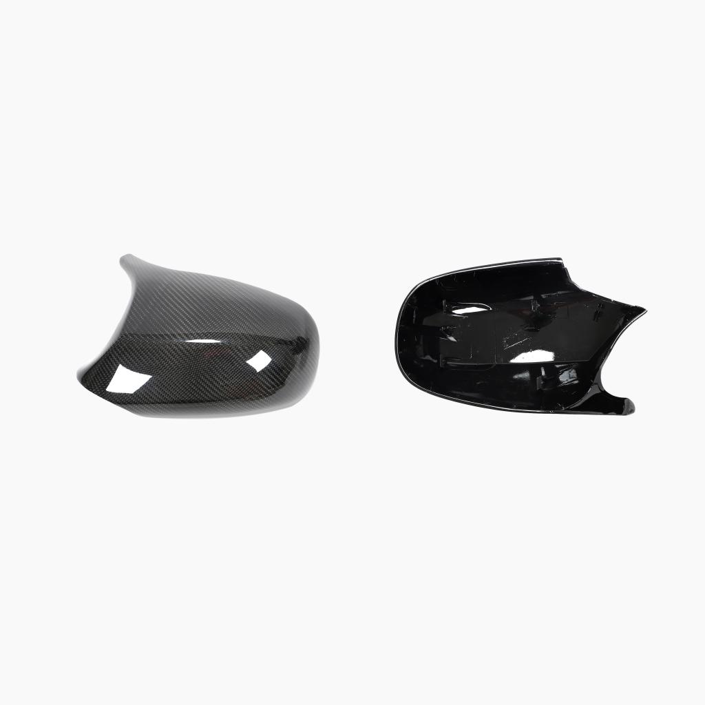 ST Style Carbon Fiber REPLACEMENT Mirror Cover Caps For BMW 3 Series E90/E91 LCI (2008-2012)
