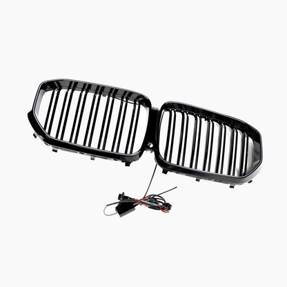 Dual Slat Gloss Black LED Front Grille for BMW X5 G05 Pre-LCI (2019-2023)