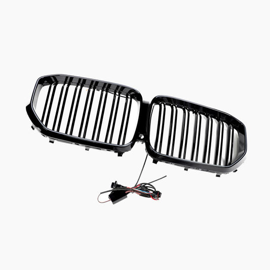 Dual Slat Gloss Black LED Front Grille for BMW X5 G05 Pre-LCI (2019-2023)